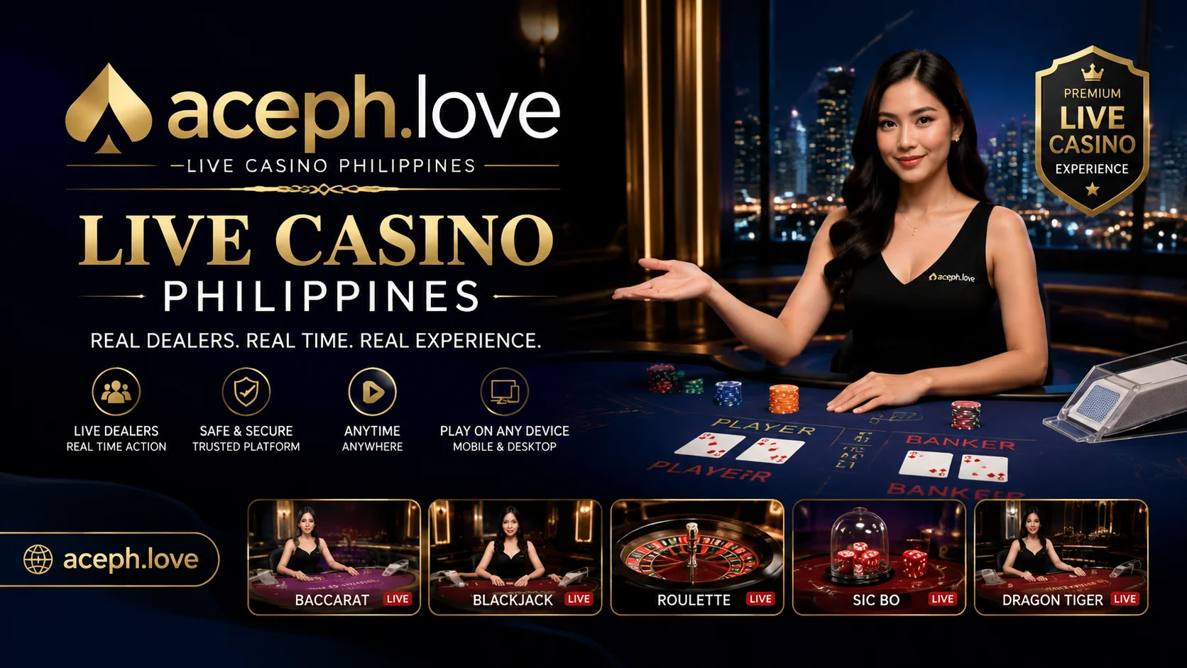 aceph.love live casino promo banner